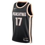 Maillot NBA Atlanta Hawks Onyeka Okongwu Nike 2025-26 City Edition Noir Swingman - Homme